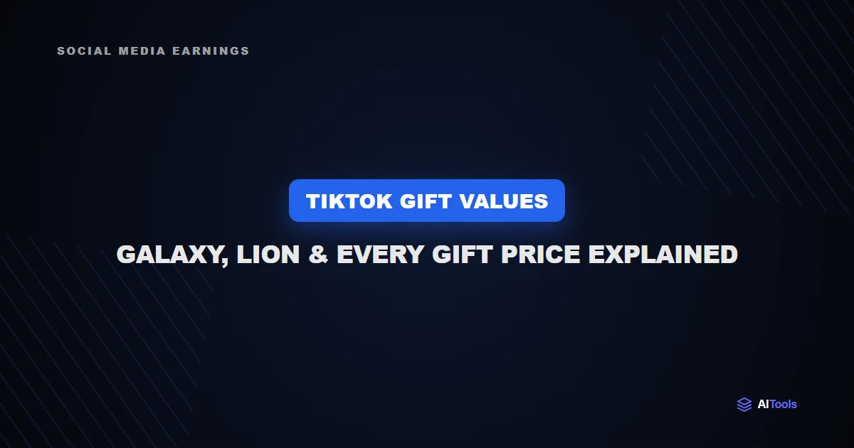 TikTok Gift Values: Galaxy, Lion & Every Gift Price Explained